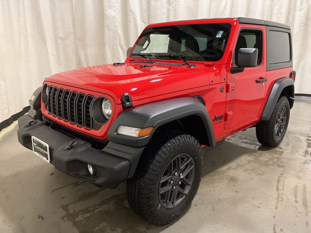 New 2026 Firecracker Red Clear-Coat Exterior Paint Jeep Sport S image 14
