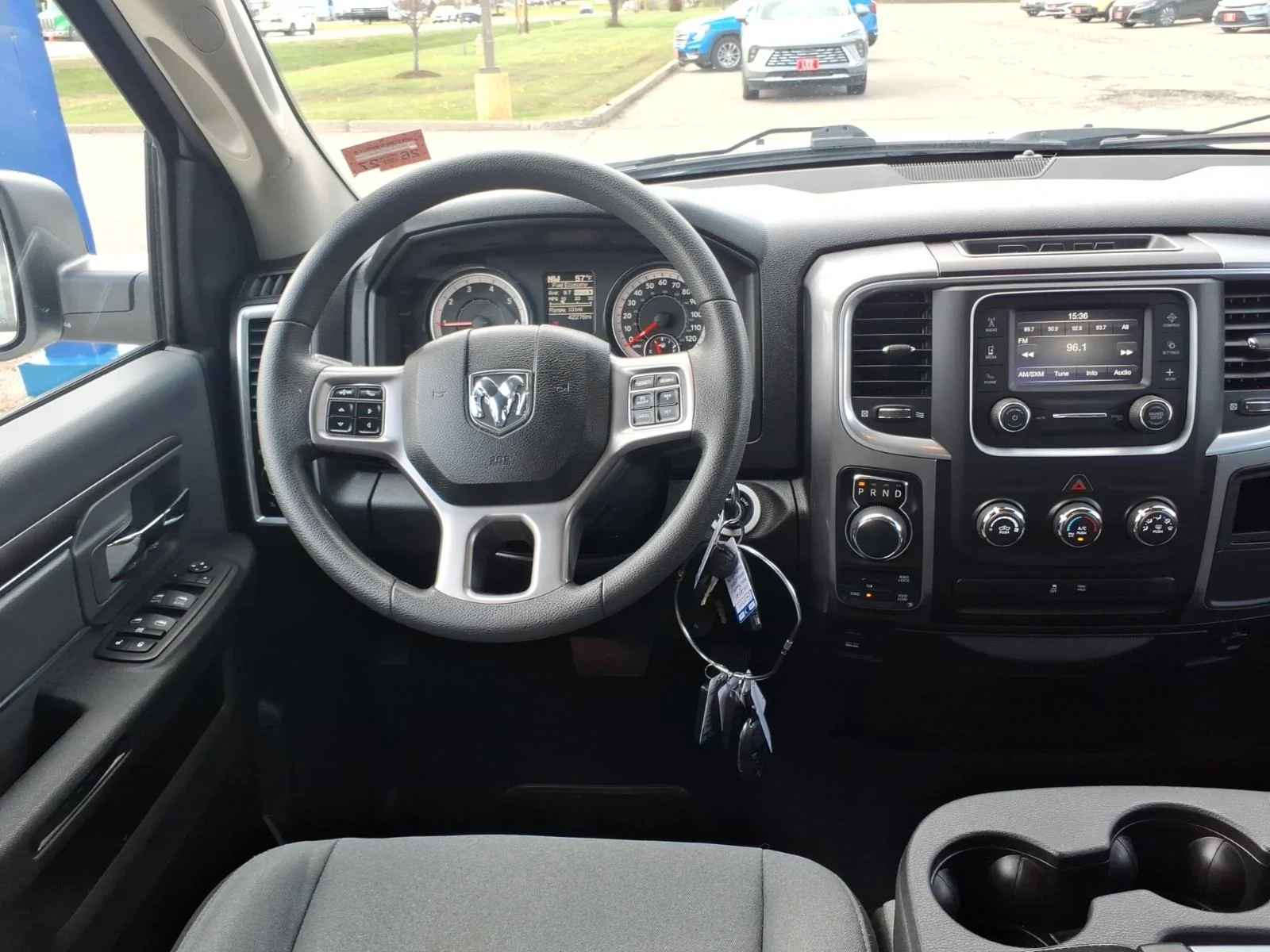 Used 2024 Bright White Clearcoat Ram SLT image 16
