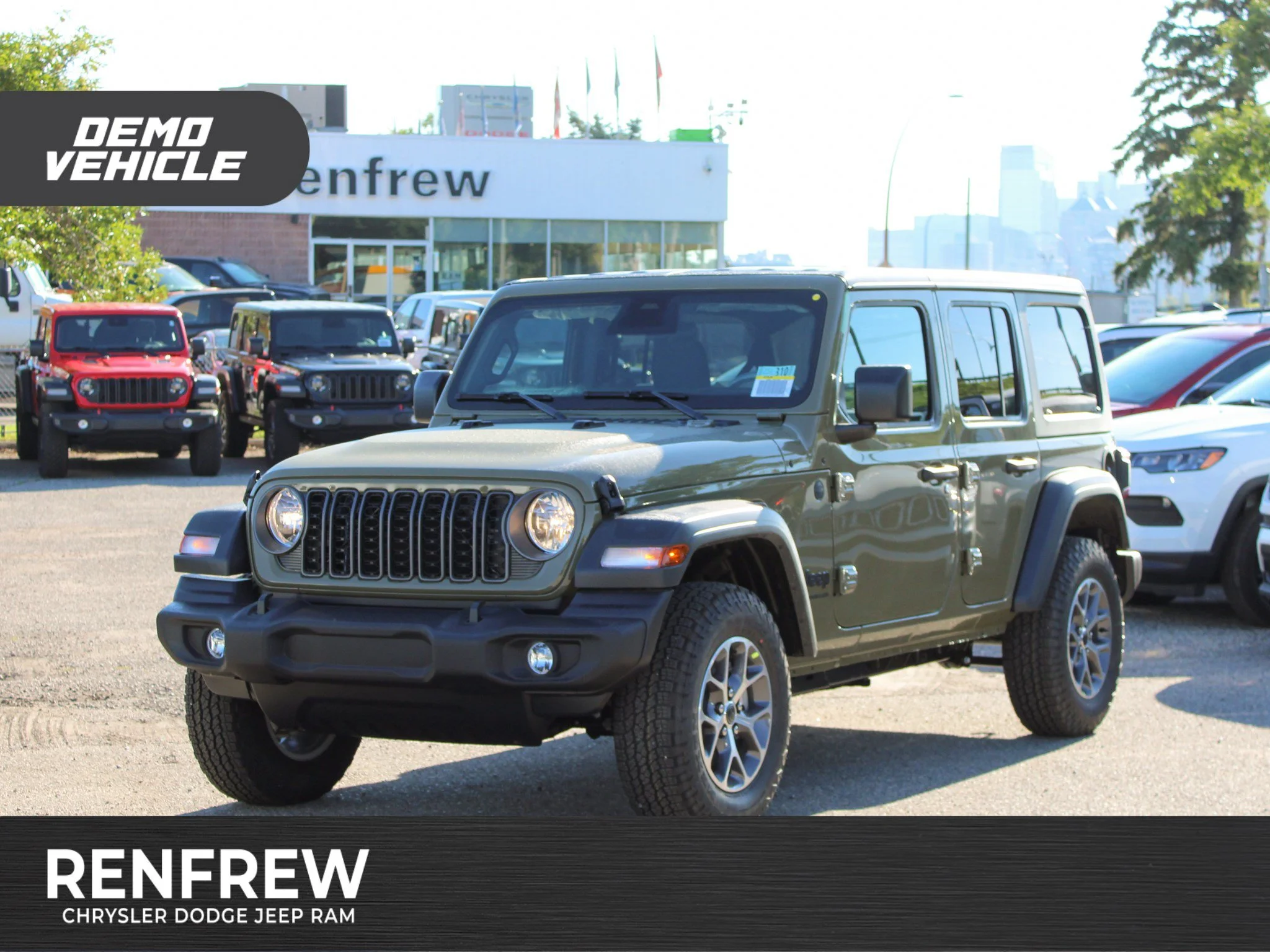 Used 2025 41 Jeep Sport S* 4 Door 4x4, Alpine Audio, Safety Group, Remote Start, Heated Seats image 1