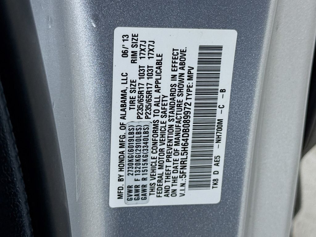 Used 2013 Silver Honda EX-L image 42