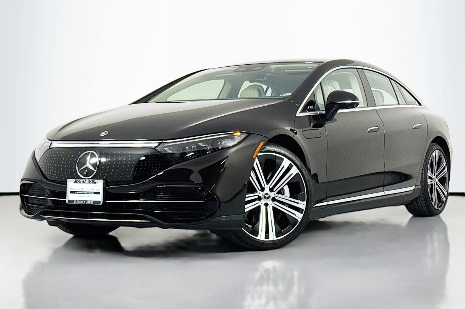 Certified Used 2023 Onyx Black Metallic Mercedes-Benz EQS 450 image 1