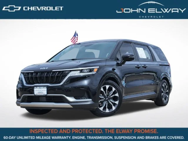 Used 2022 Black Kia EX image 1