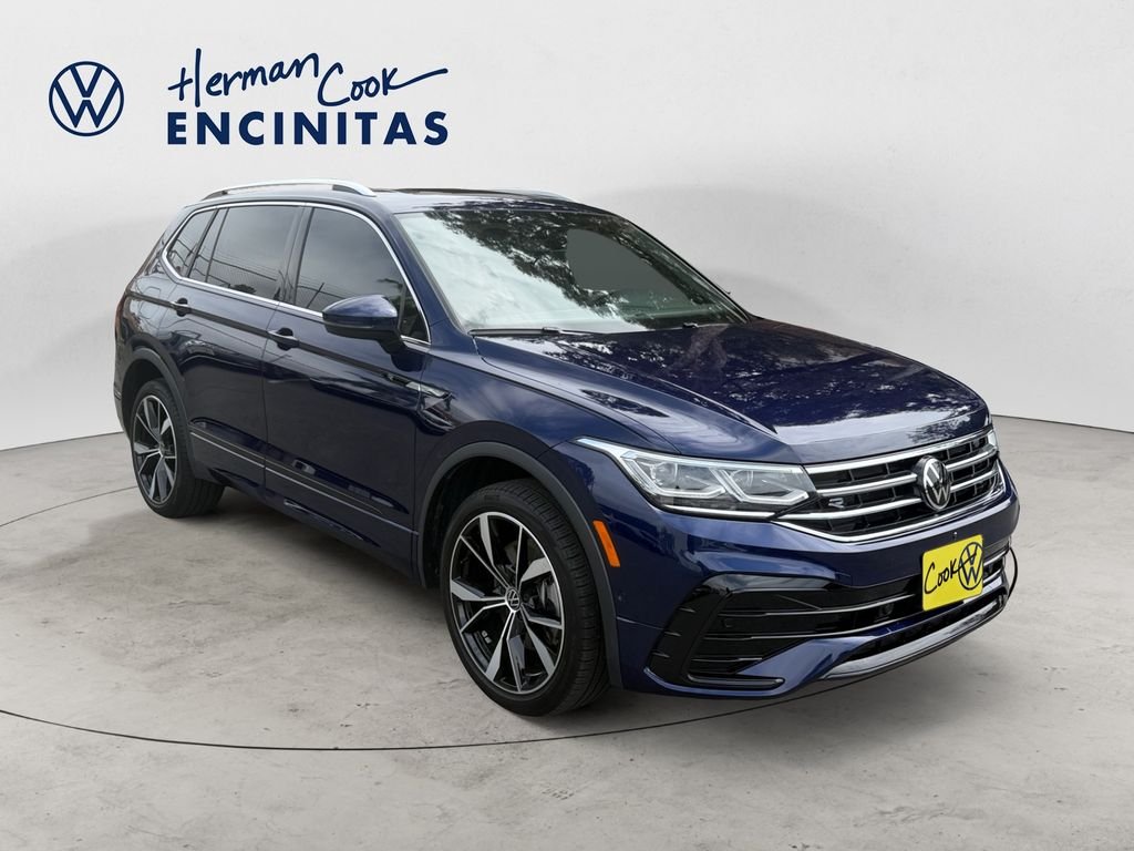Certified Used 2023 Atlantic Blue Metallic Volkswagen 2.0T SEL R-Line image 7