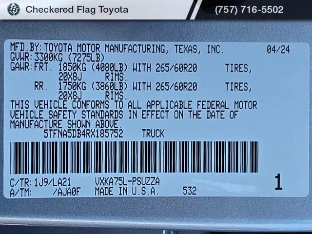 Used 2024 Celestial Silver Metallic Toyota Platinum image 20