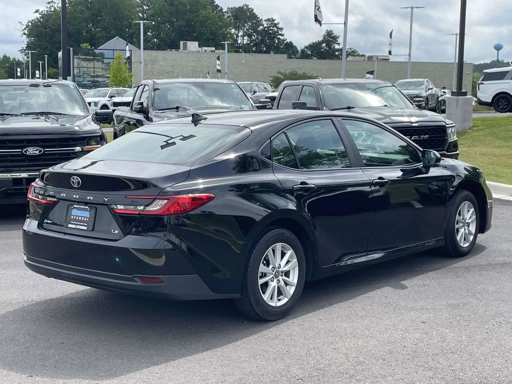 Used 2025 Black Toyota LE image 3