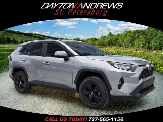 Certified Used 2021 Silver Toyota XLE image 1