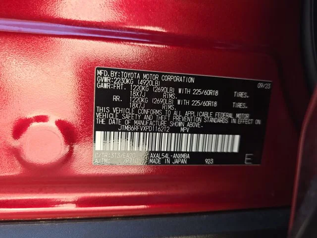 Used 2023 Red Toyota XLE Premium image 36