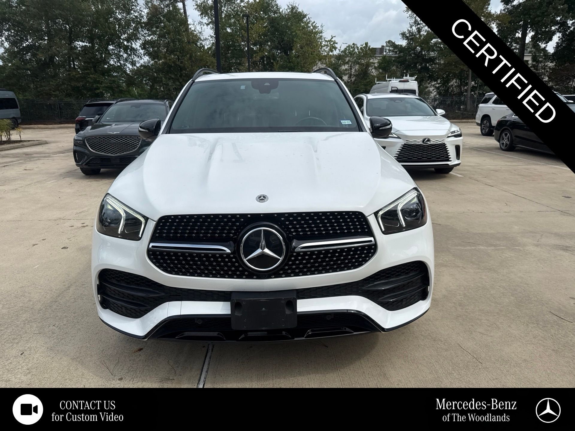 Certified Used 2023 Polar White Mercedes-Benz GLE 350 image 1