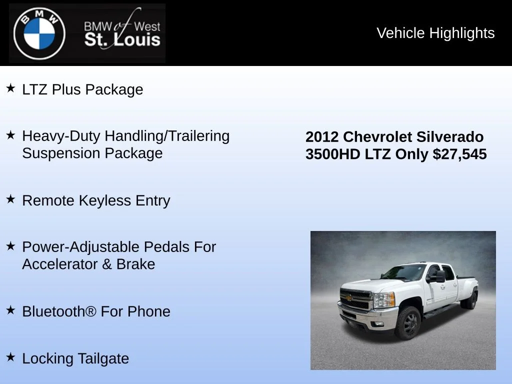 Used 2012 White Chevrolet LTZ image 8