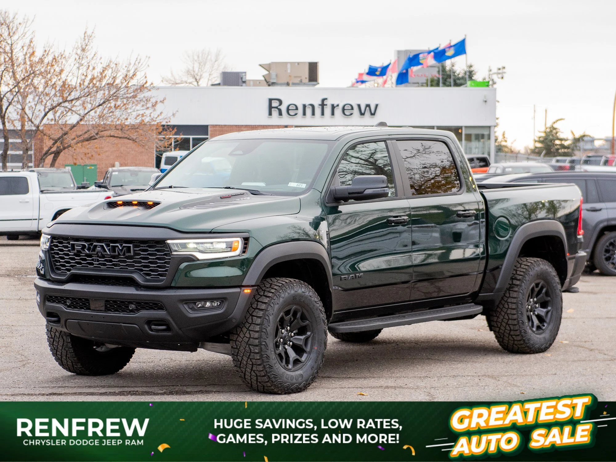 New 2026 Green RAM RHO* Crew Cab 4x4 image 1