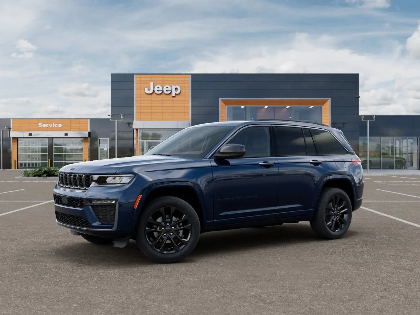 New 2026 Fathom Blue Pearlcoat Jeep Limited Reserve image 2