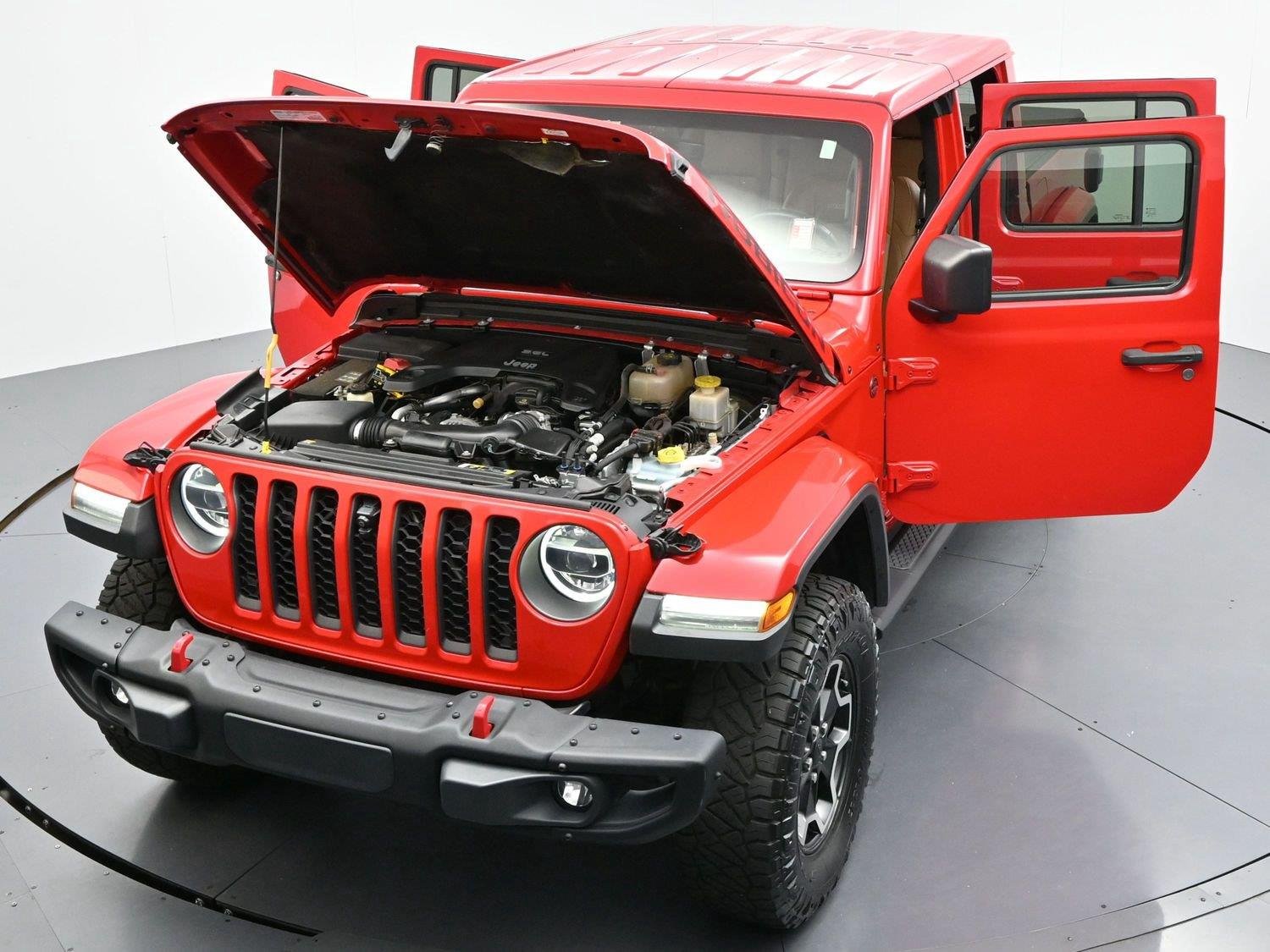 Used 2021 Firecracker Red Clearcoat Jeep Rubicon image 41