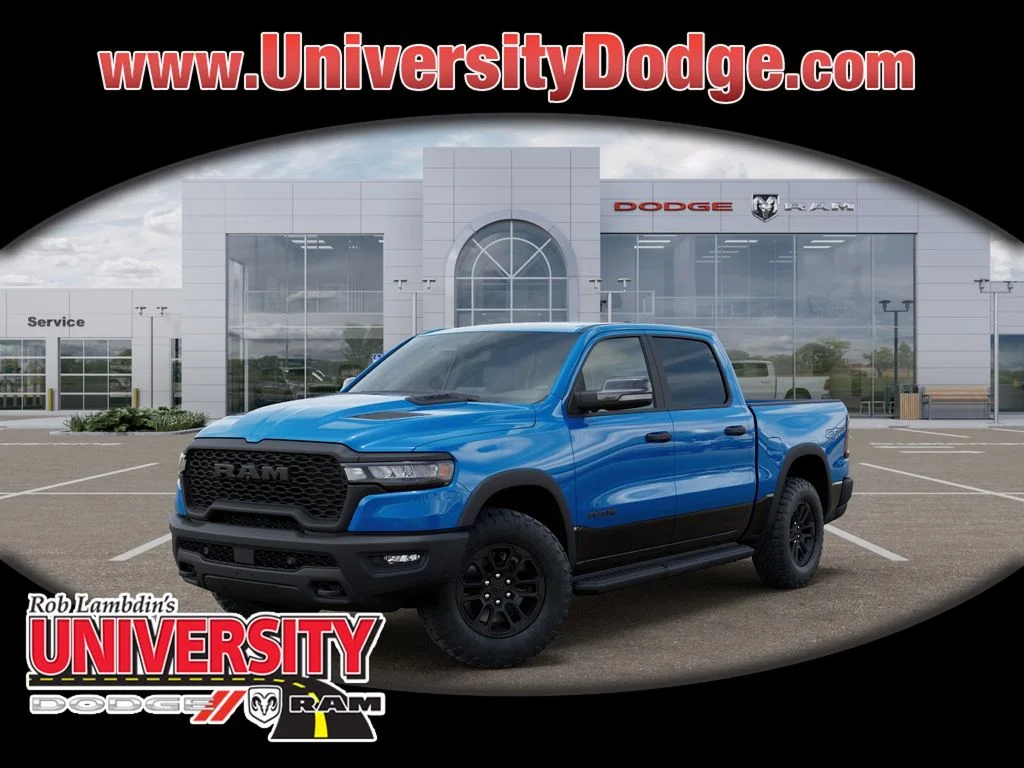 New 2026 Hydro Blue Pearl-Coat Exterior Paint RAM Rebel image 1