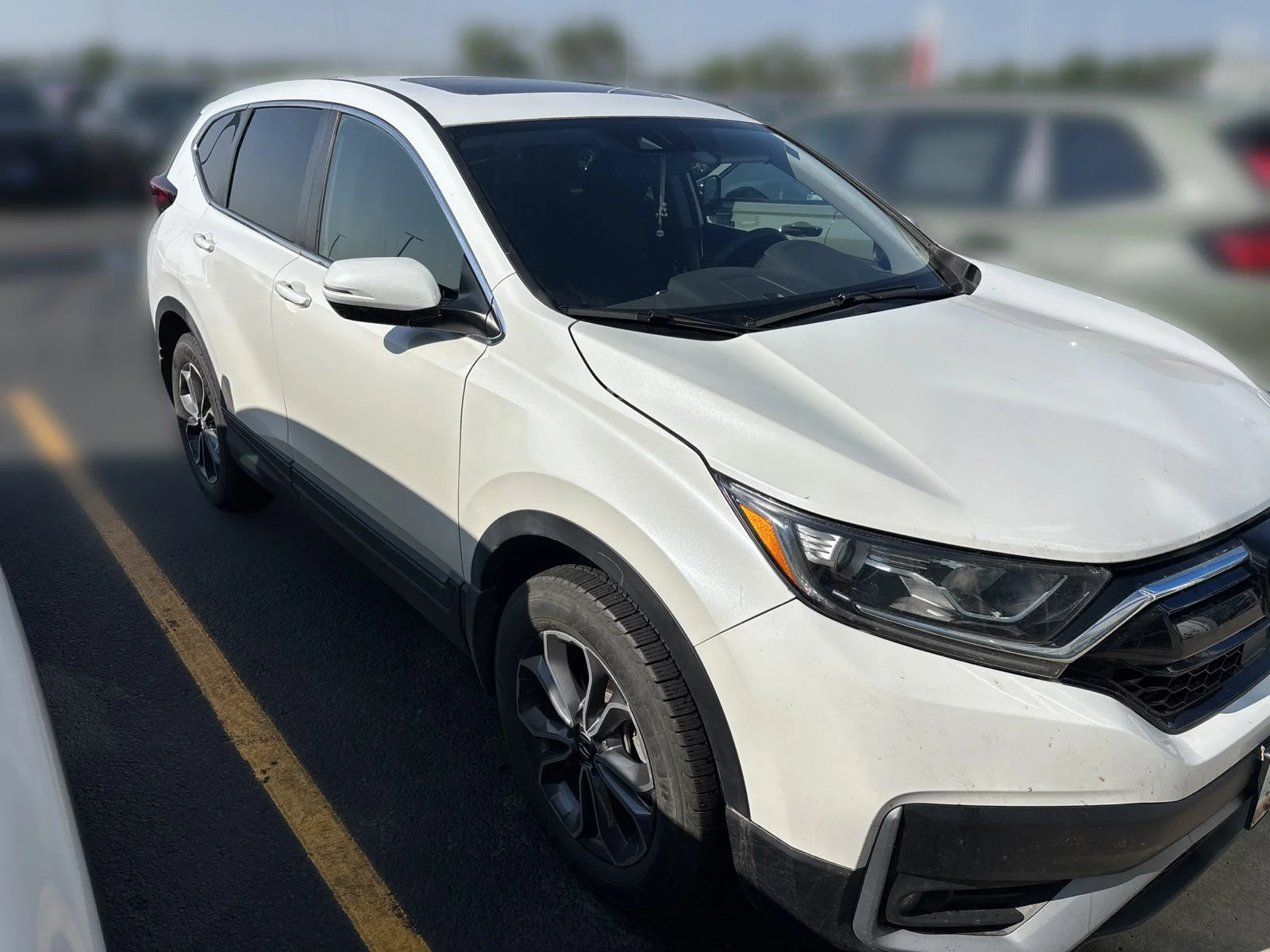 Used 2020 White Honda EX image 2
