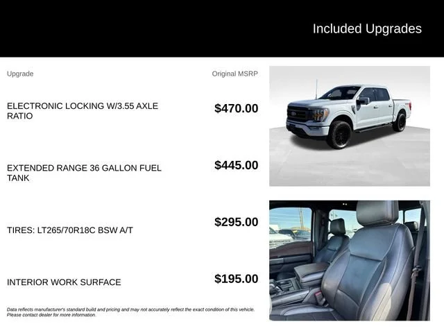 Used 2022 White Ford LARIAT image 11