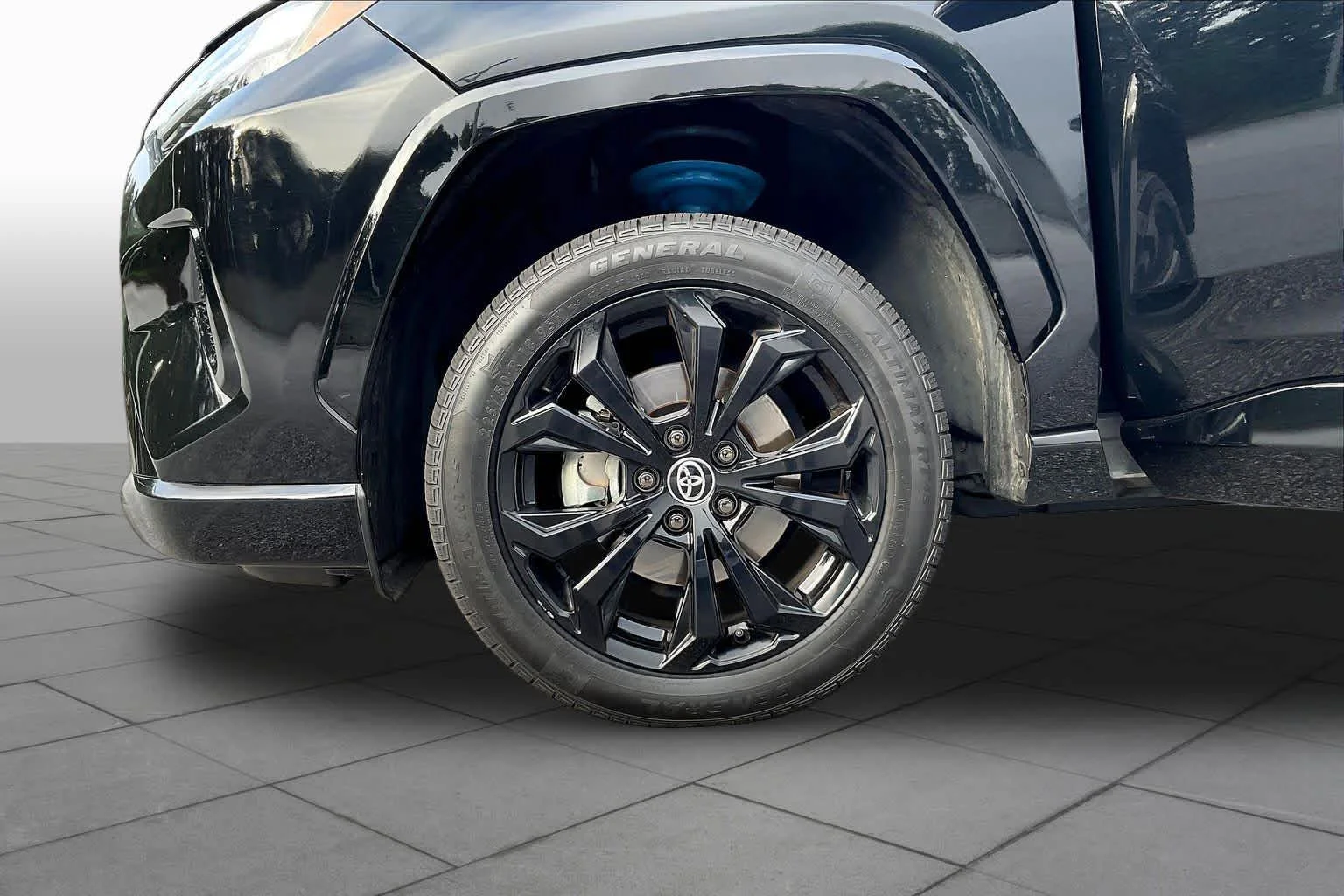 Used 2025 Midnight Black Metallic Toyota Hybrid SE image 11