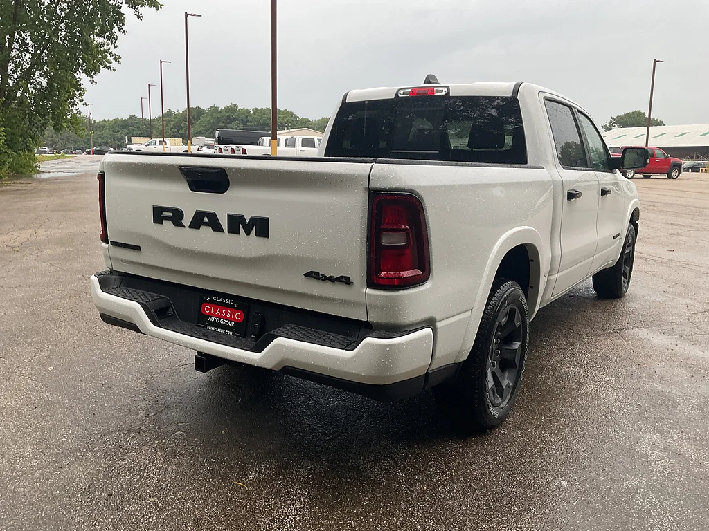 New 2026 Bright White Clear Coat Ram Big Horn Crew Cab 4x4 5