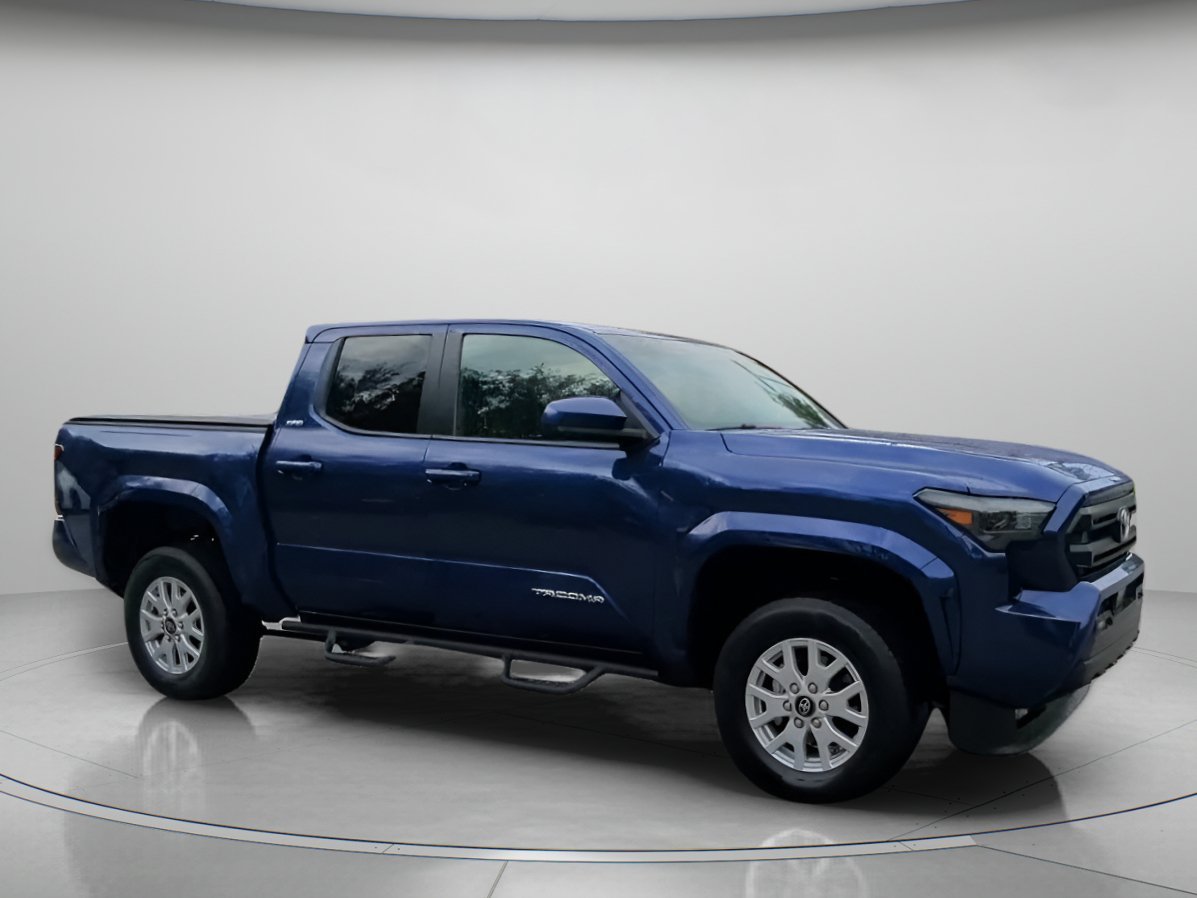 Used 2025 Blue Crush Metallic Toyota SR5 Crew Cab Pickup image 33