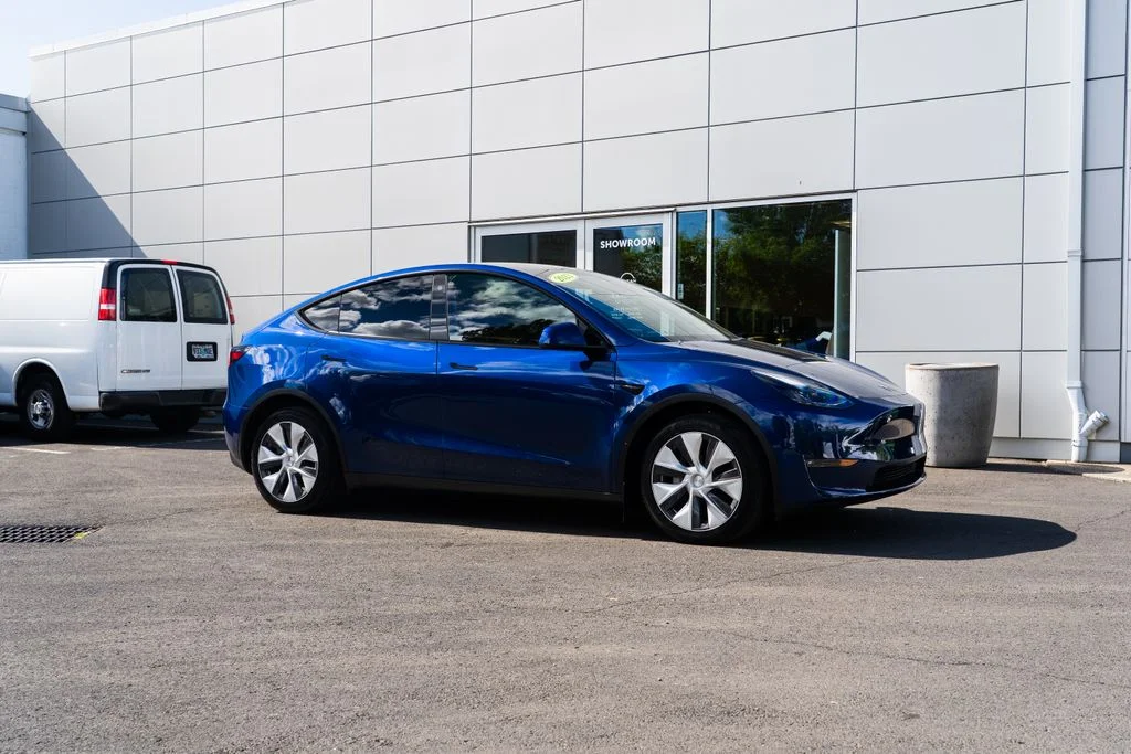 Used 2023 Blue Tesla Long Range image 24