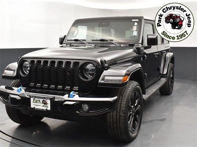 Used 2021 Jeep Wrangler Unlimited High Altitude 4XE with VIN 1C4JJXP62MW643277 for sale in Burnsville, Minnesota