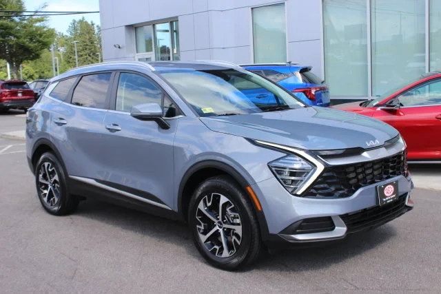 Used 2024 Silver Kia EX image 1