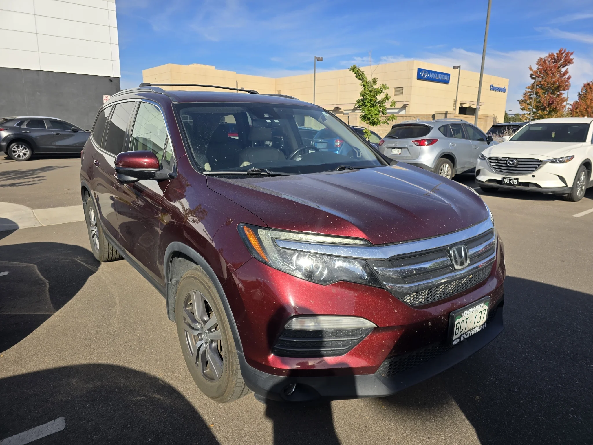 Used 2018 Deep Scarlet Pearl Honda EX-L image 18
