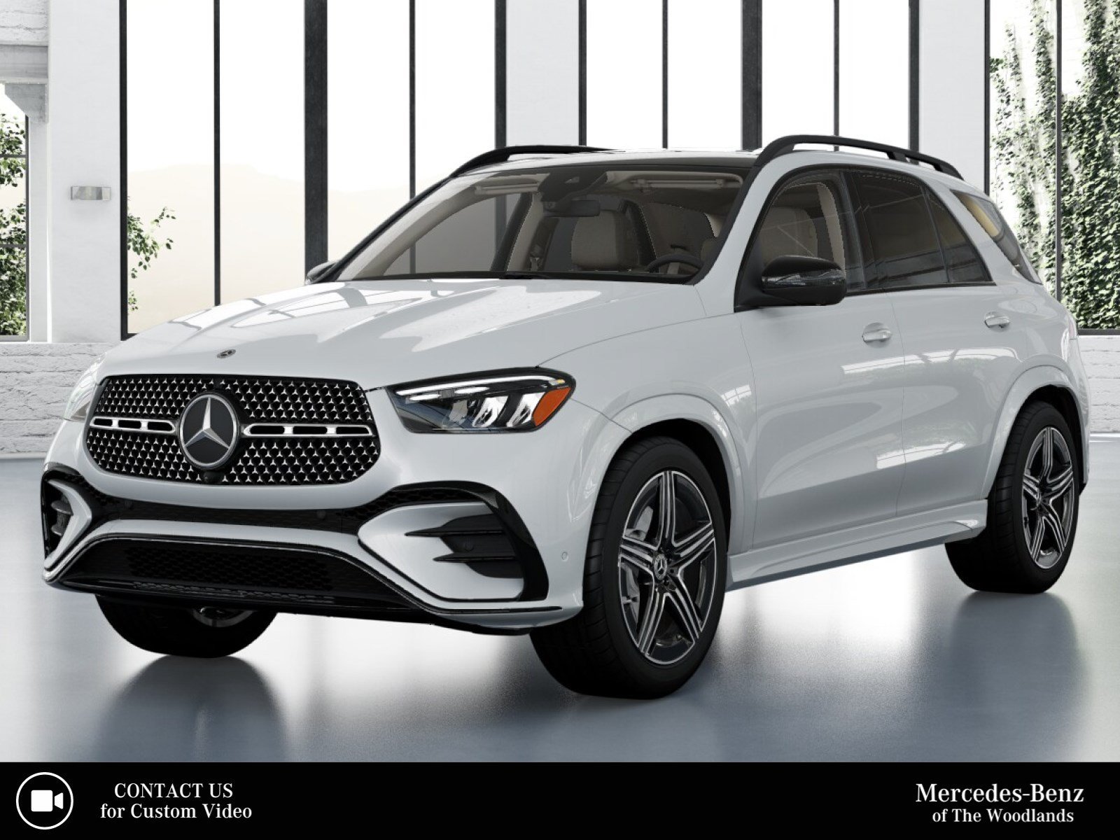 New 2026 MANUFAKTUR Moonlight White Metallic Mercedes-Benz GLE 350 image 1