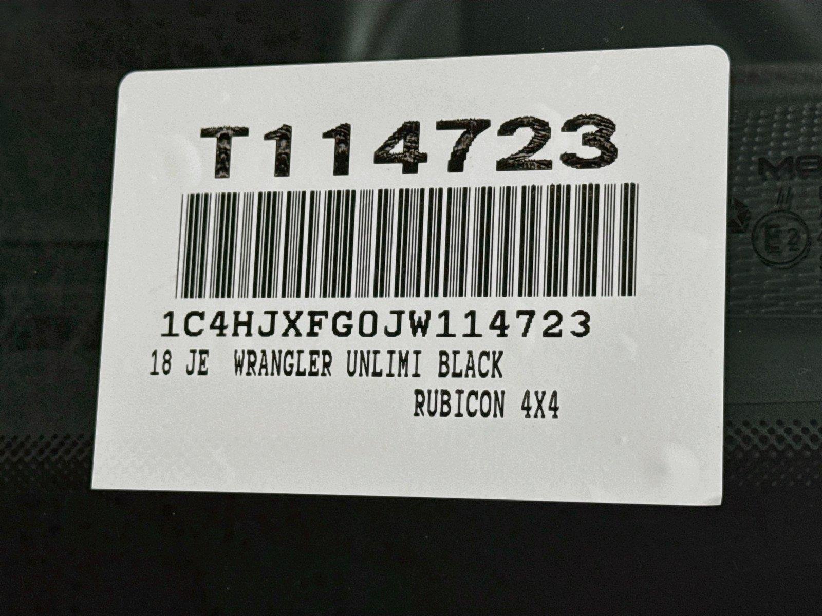 Used 2018 Black Clearcoat Jeep Rubicon image 44