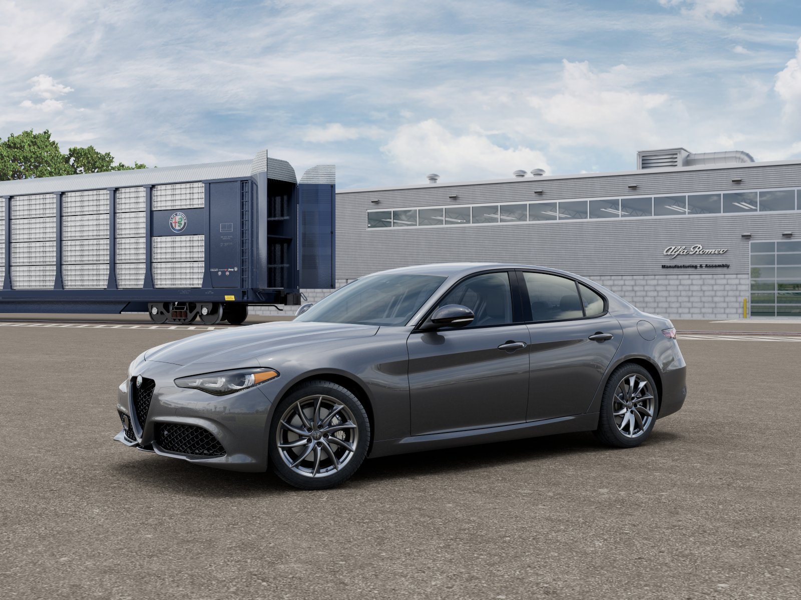 New 2026 Vesuvio Gray Metallic Exterior Paint Alfa Romeo  image 1