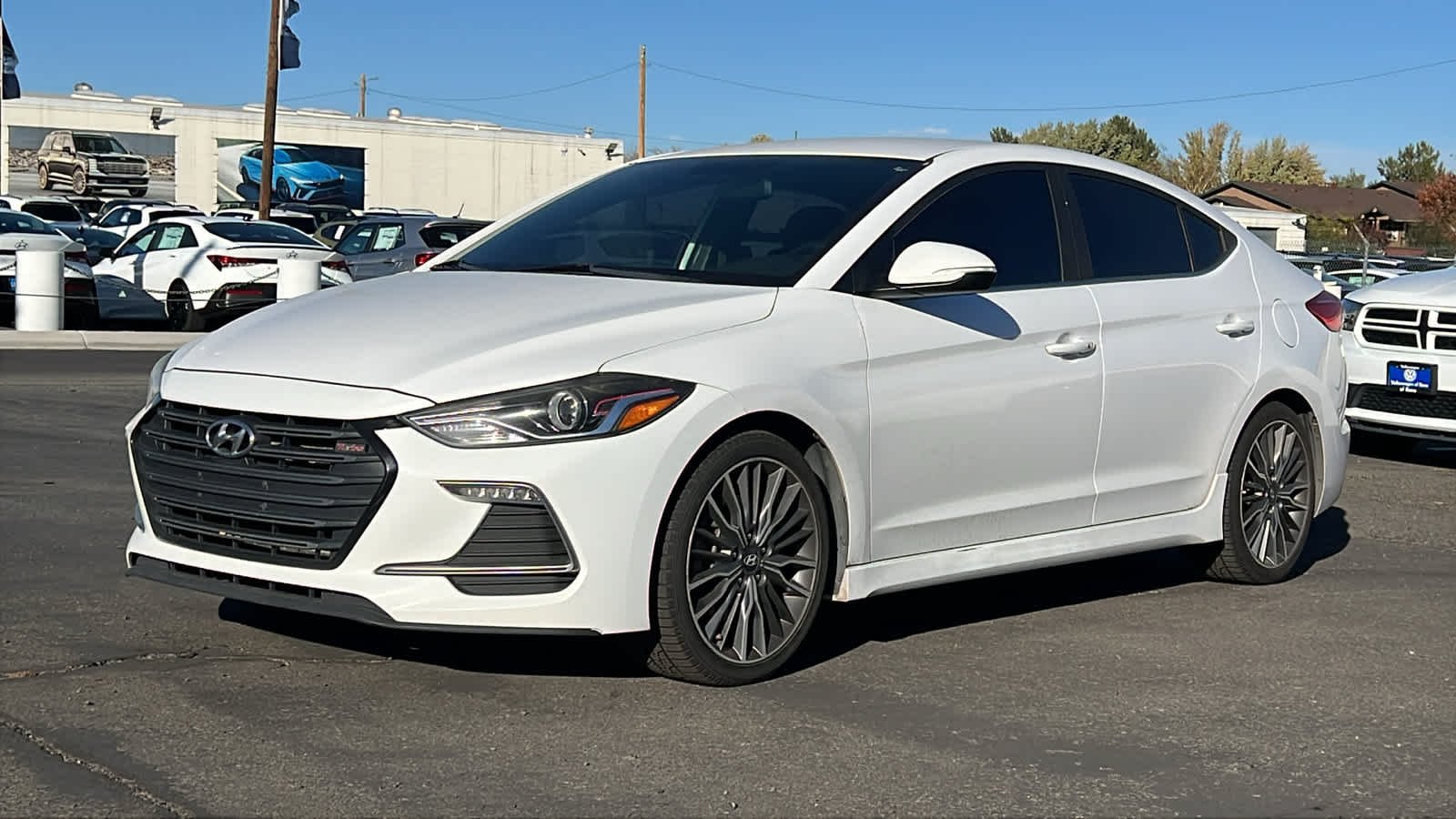 Used 2017 Ceramic White Hyundai Sport image 1