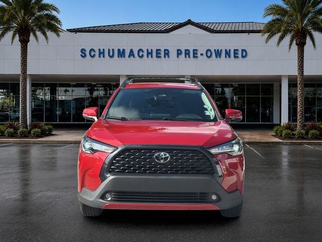 Used 2024 Barcelona Red Metallic Toyota LE image 2