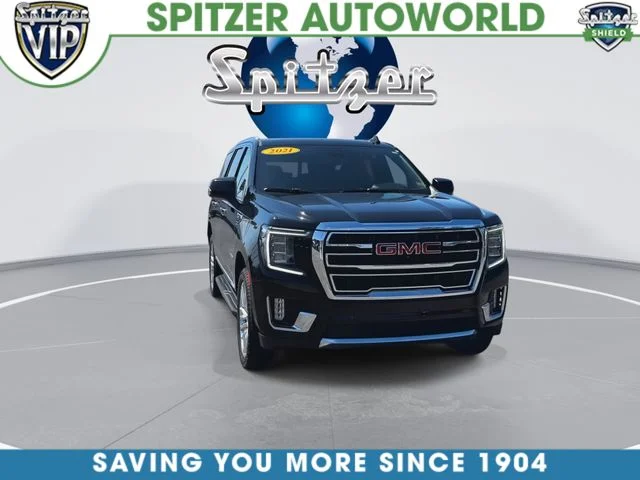 Used 2021 Black GMC SLT image 3