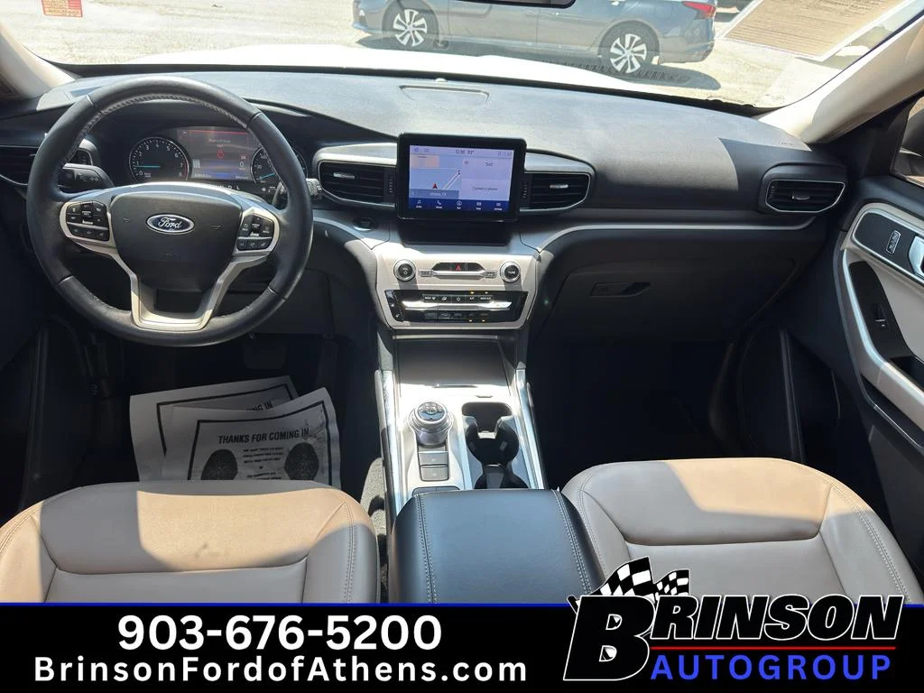 Used 2023 Star White Metallic Tri-Coat Ford XLT image 19