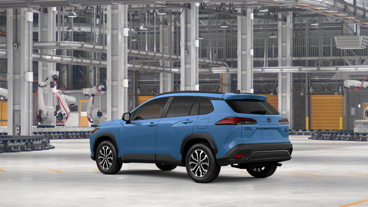 New 2026 Cavalry Blue Toyota Hybrid SE image 6
