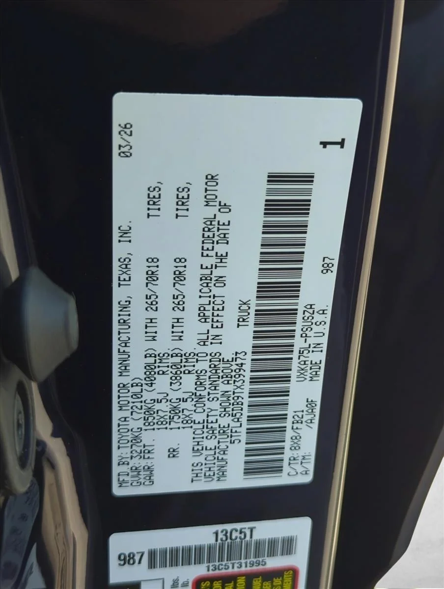 Used 2026 Blueprint Toyota SR5 image 26