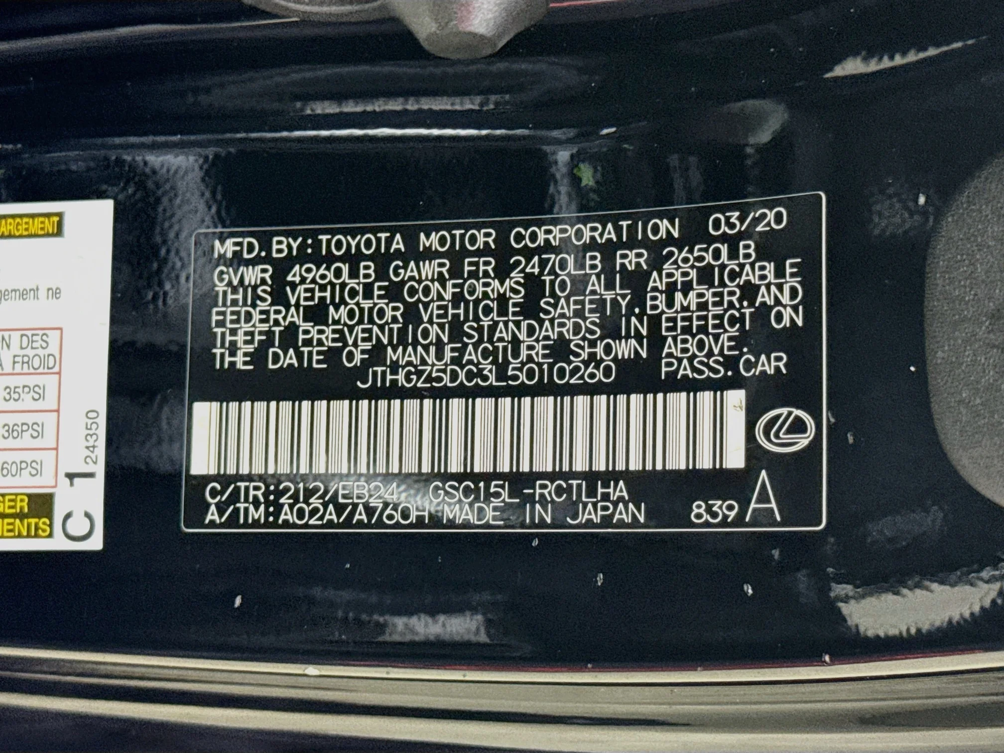 Used 2020  Lexus F Sport image 31