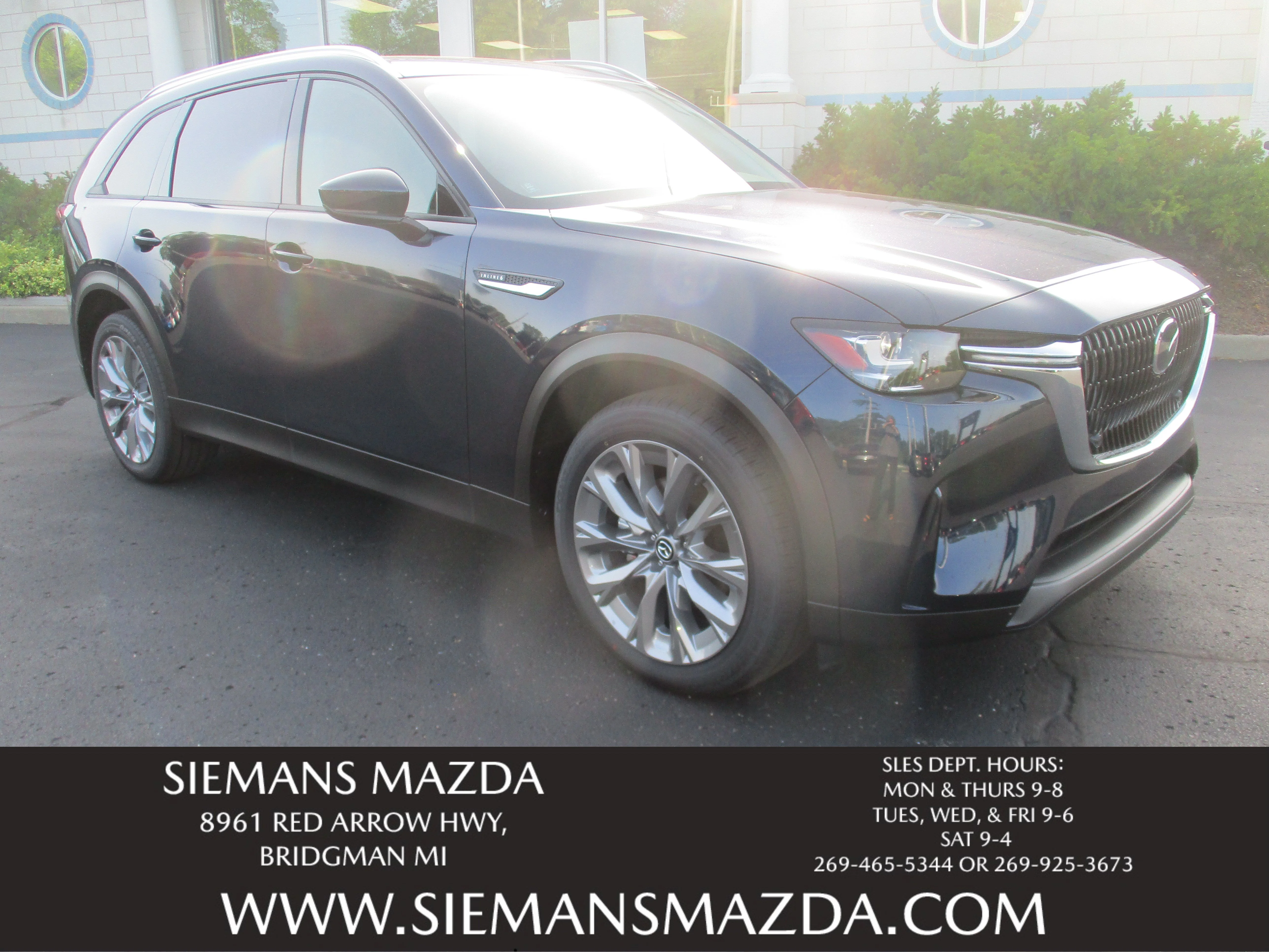 New 2026 Deep Crystal Blue Mica Mazda 3.3 Turbo Preferred AWD image 1
