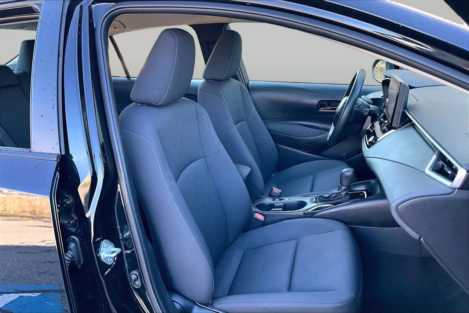 Used 2024 Midnight Black Metallic Toyota LE image 8
