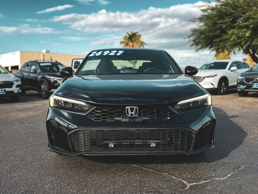 Certified Used 2025 Crystal Black Pearl Honda Sport image 3