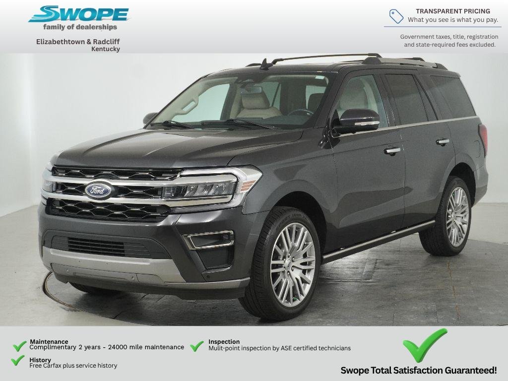 Used 2024 Dark Matter Gray Metallic Ford Limited image 10