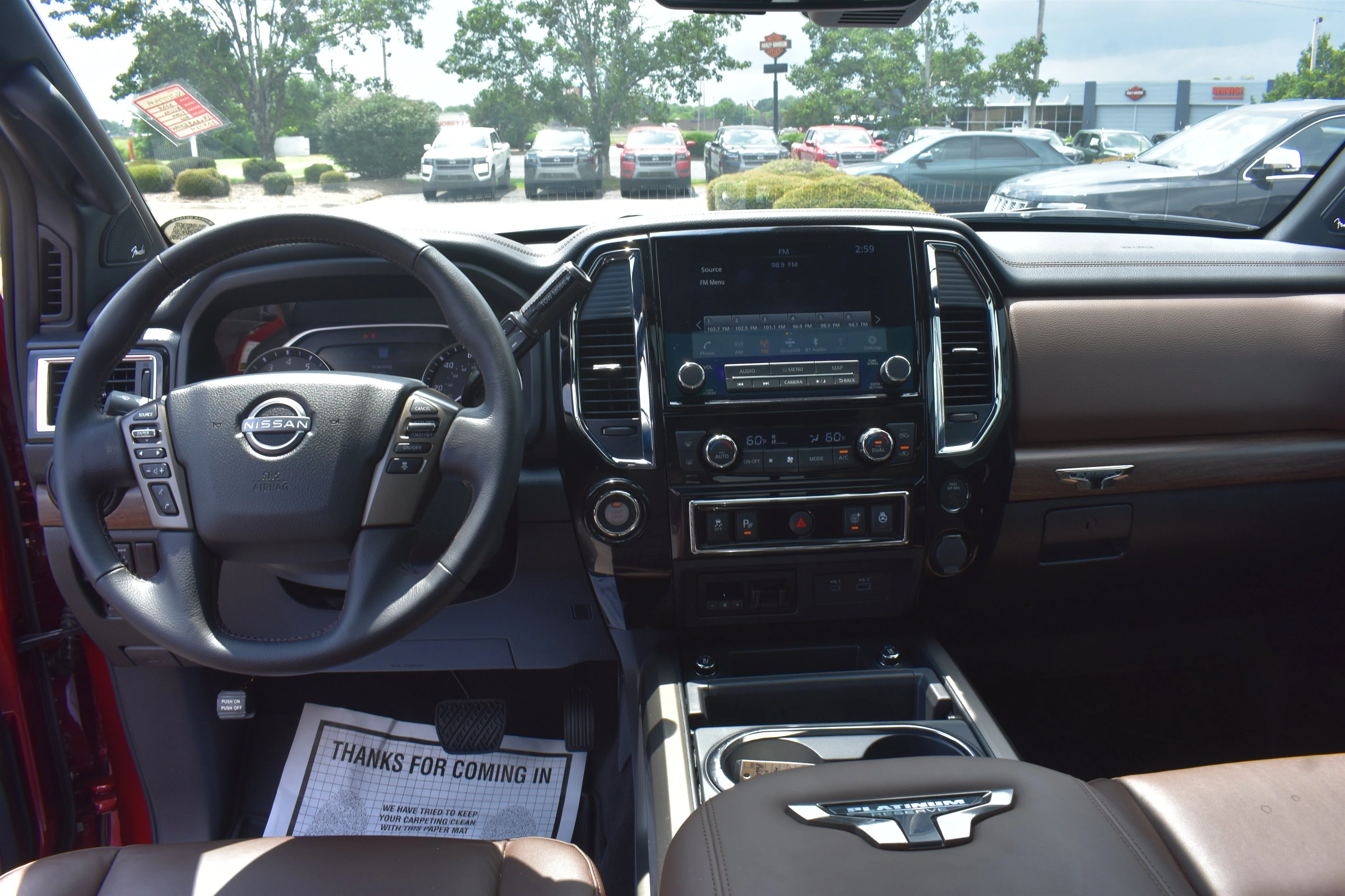 Used 2024 Cardinal Red Metallic Nissan Platinum Reserve image 19