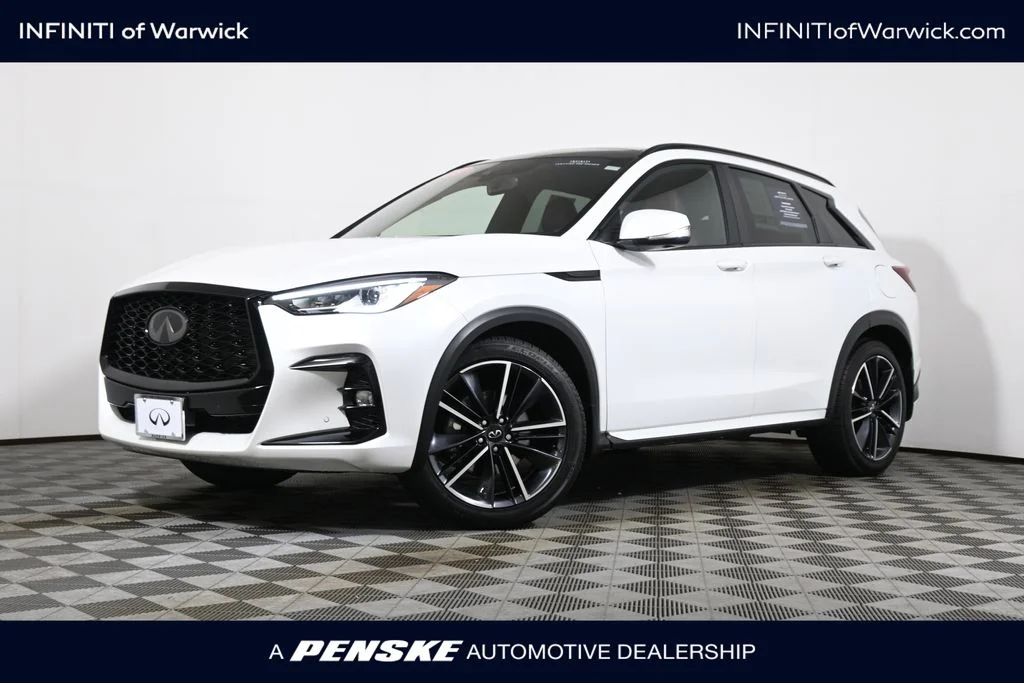 Certified Used 2023 White INFINITI SPORT image 1