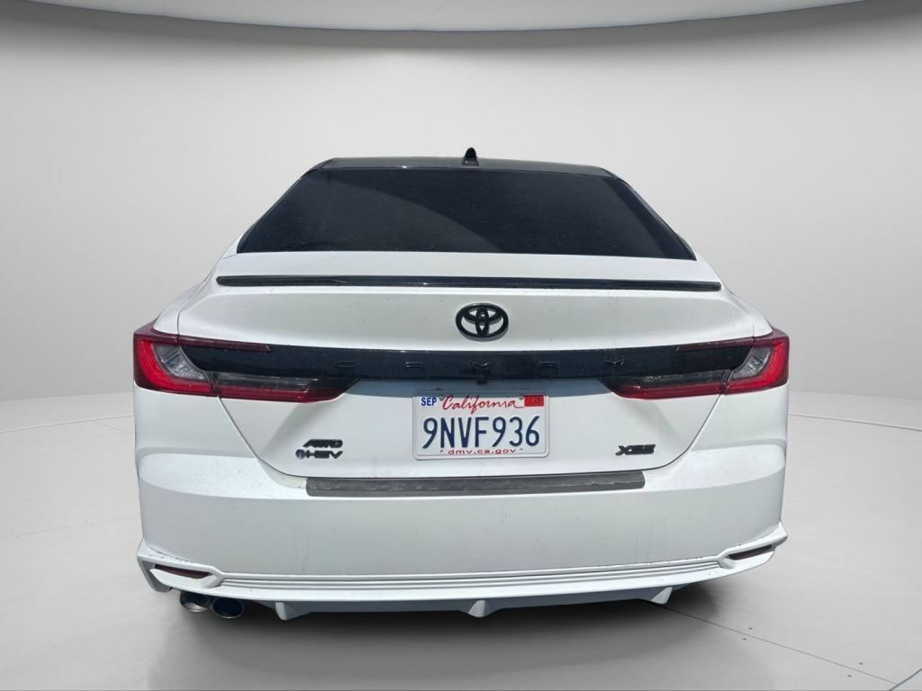 Used 2025 Midnight Black Metallic Toyota XSE image 6