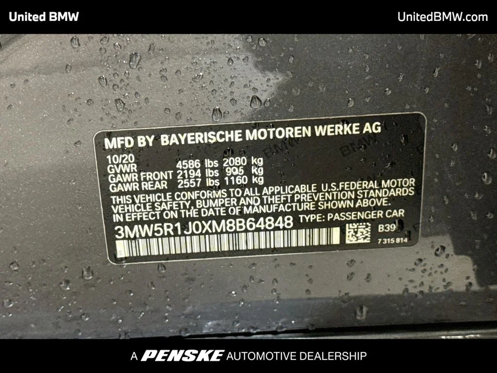 Used 2021 Mineral Grey Metallic BMW 330i image 22