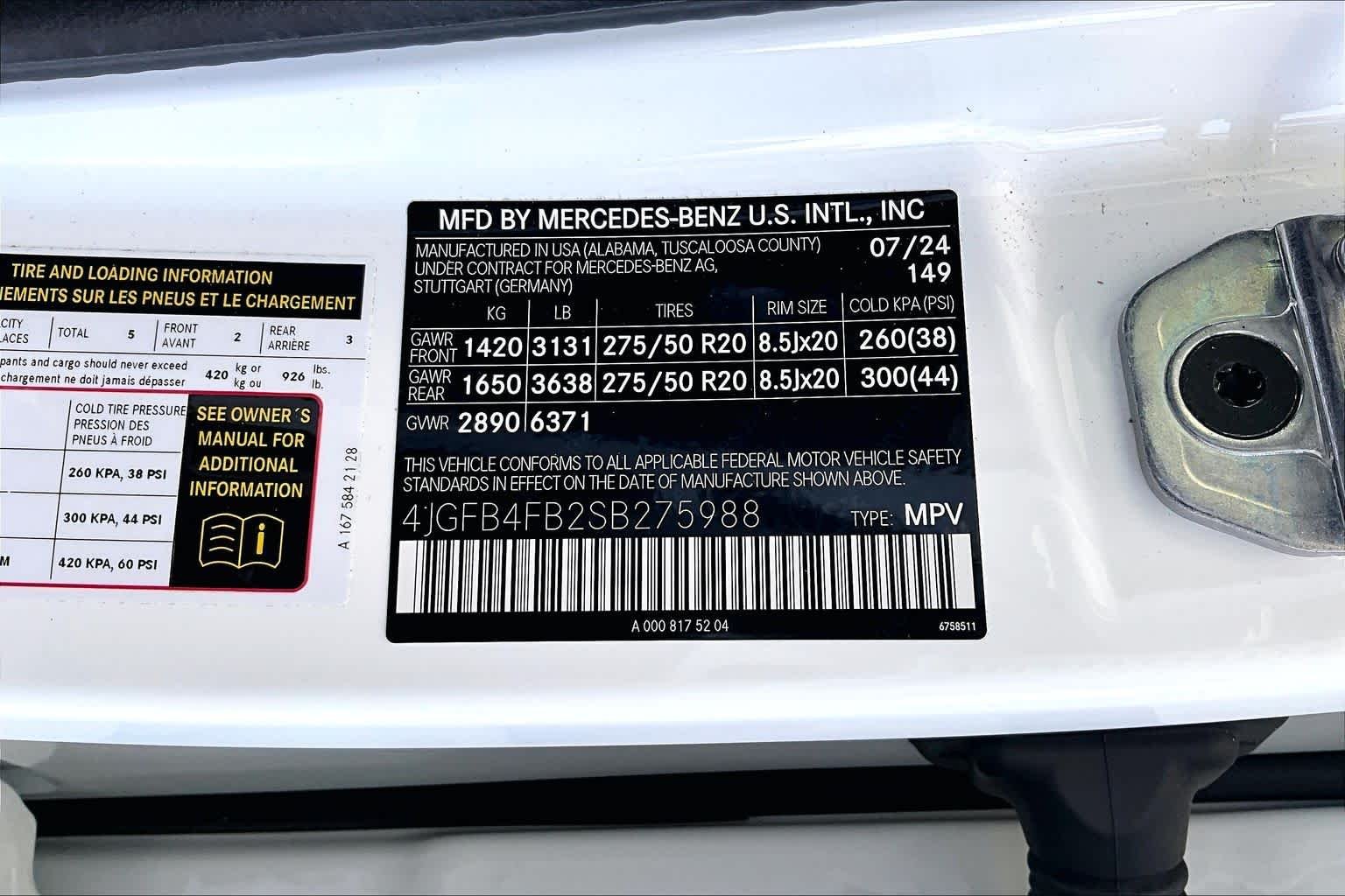 Used 2025 Polar White Mercedes-Benz GLE 350 image 29