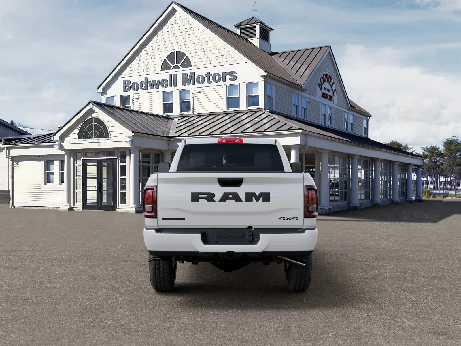 New 2026 Bright White Clearcoat RAM Big Horn Crew Cab 4x4 6