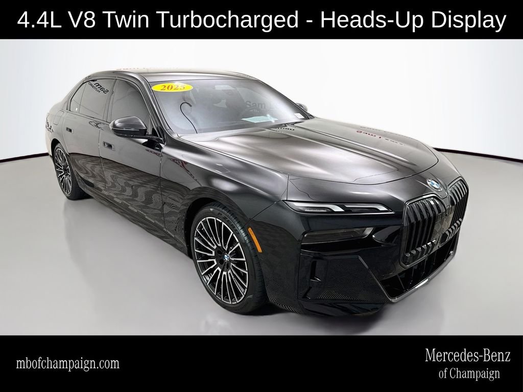 Used 2025 Black BMW 760i xDrive image 1