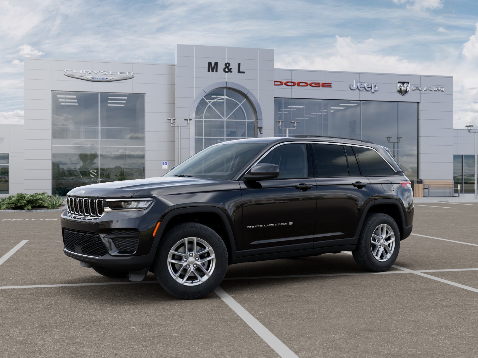 New 2026 Diamond Black Crystal Pearl-Coat Exterior Paint Jeep Laredo 4x4 image 29
