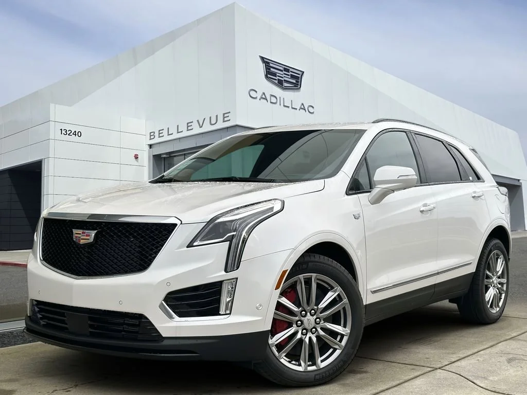 New 2025 Crystal White Tricoat Cadillac Sport image 1