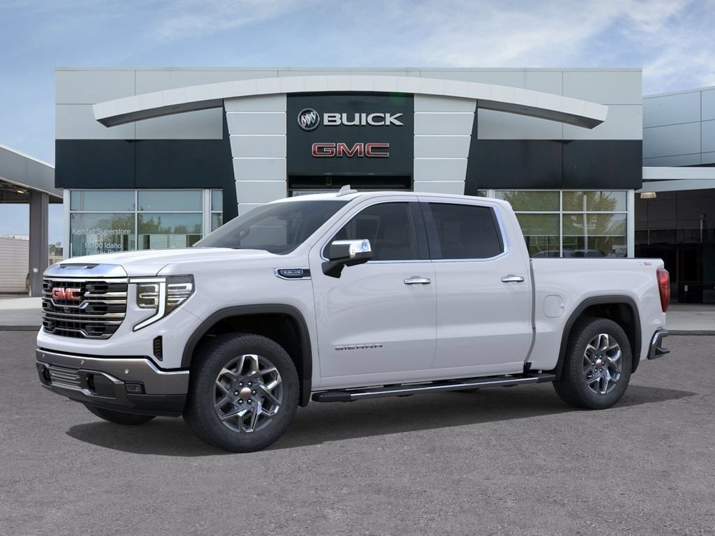 New 2026 Glacier White Tricoat GMC SLT image 2